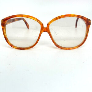 Vogue De Paris Bausch & Lomb Eyeglasses Vintage Unique Orange H14406